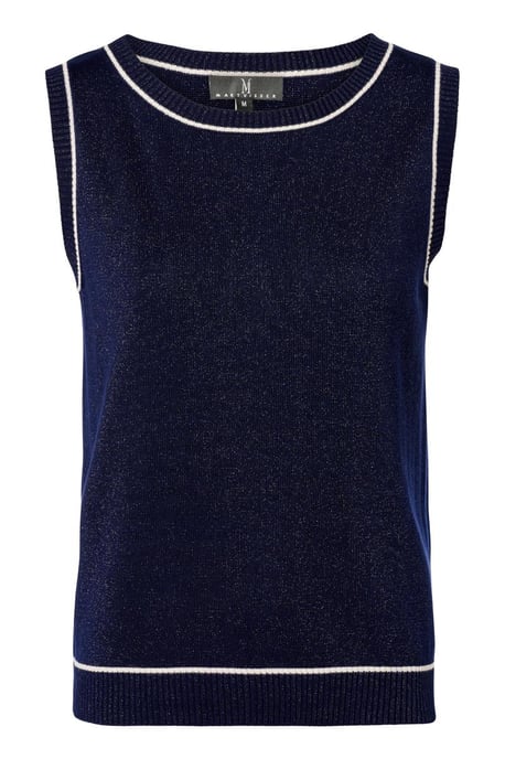 Athena Lurex Top Navy - Image 3