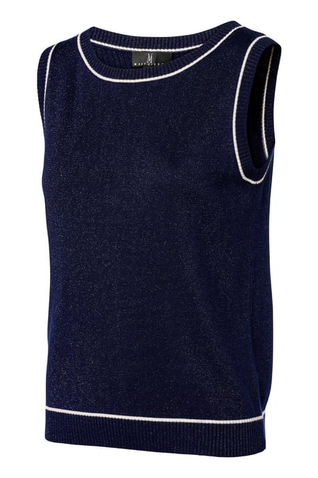 Athena Lurex Top Navy - Image 4