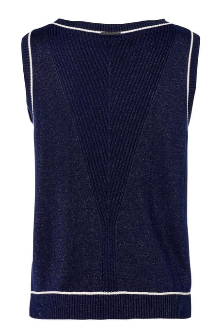 Athena Lurex Top Navy - Image 5