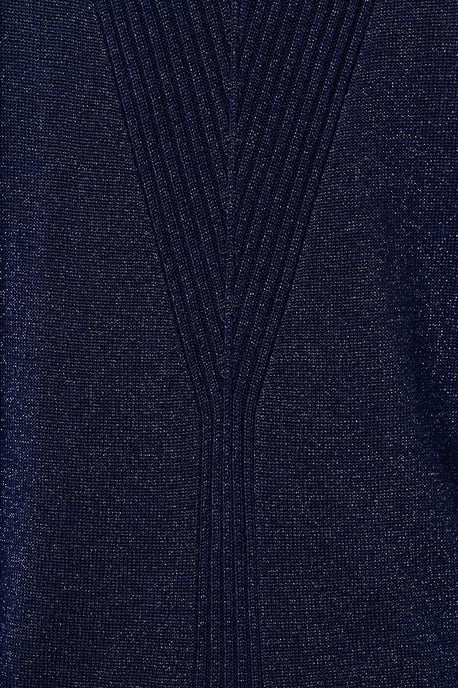 Athena Lurex Top Navy - Image 6