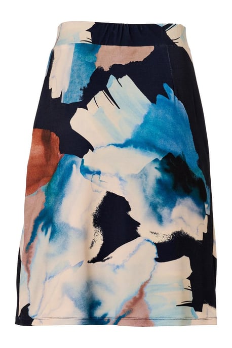 Avery-Rock mit Print, Marineblau/Mehrfarbig - Image 4