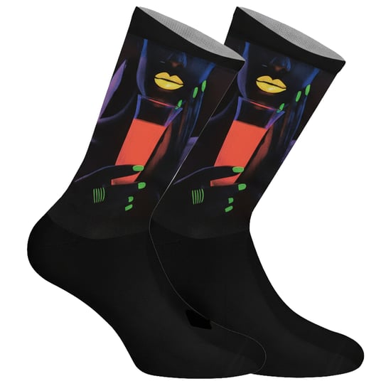 Lustig bedruckte lange Socken für Herren und Damen - Image 1