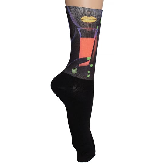 Lustig bedruckte lange Socken für Herren und Damen - Image 2