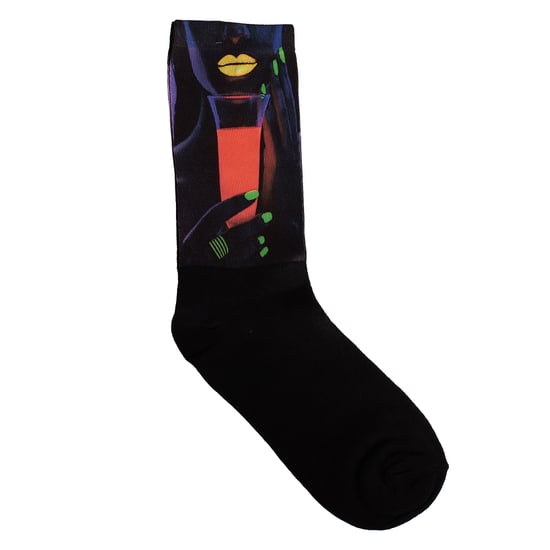 Lustig bedruckte lange Socken für Herren und Damen - Image 4