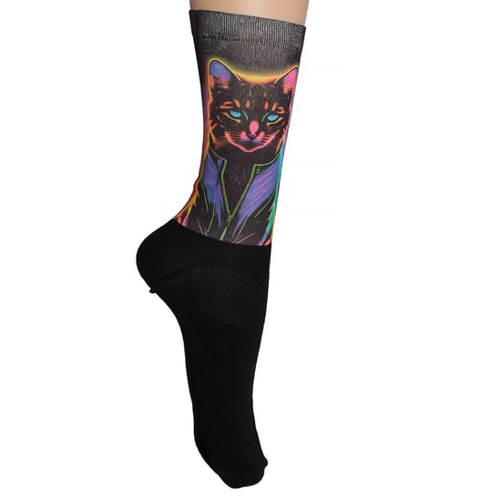 Lustig bedruckte lange Socken für Herren und Damen - Image 2