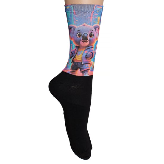 Lustig bedruckte lange Socken für Herren und Damen - Image 2
