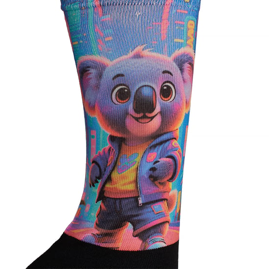Lustig bedruckte lange Socken für Herren und Damen - Image 3