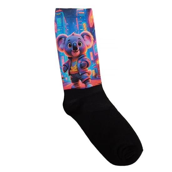 Lustig bedruckte lange Socken für Herren und Damen - Image 4