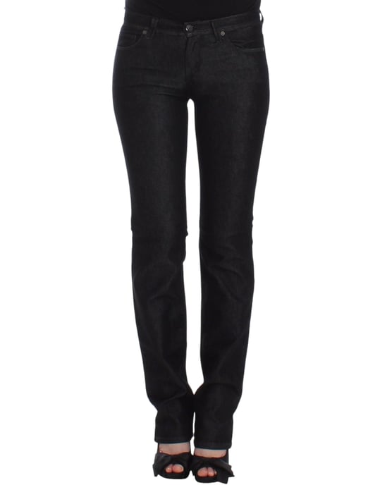 Ermanno Scervino Schwarze Slim Jeans Denim-Hosen Mit Engem Bein Stretch - Image 1