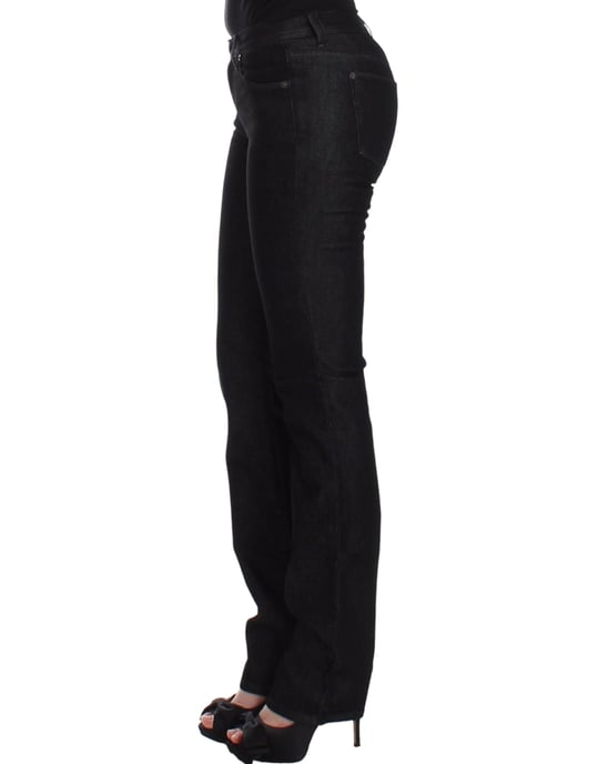 Ermanno Scervino Schwarze Slim Jeans Denim-Hosen Mit Engem Bein Stretch - Image 2