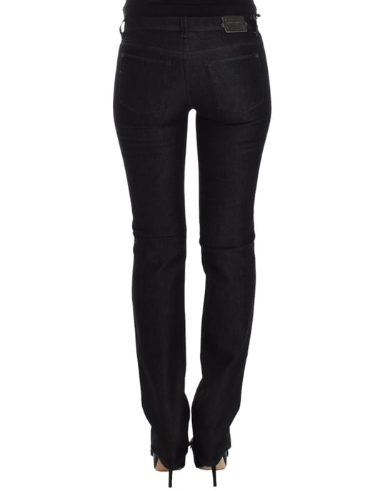 Ermanno Scervino Schwarze Slim Jeans Denim-Hosen Mit Engem Bein Stretch - Image 3
