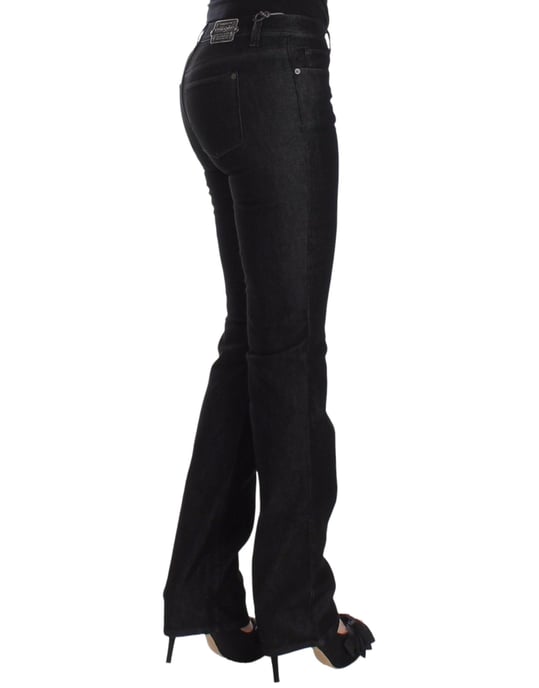 Ermanno Scervino Schwarze Slim Jeans Denim-Hosen Mit Engem Bein Stretch - Image 4