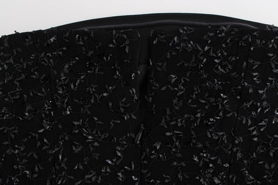 Masha Ma Schwarzes Strapless Verziertes Bleistiftkleid - Image 6
