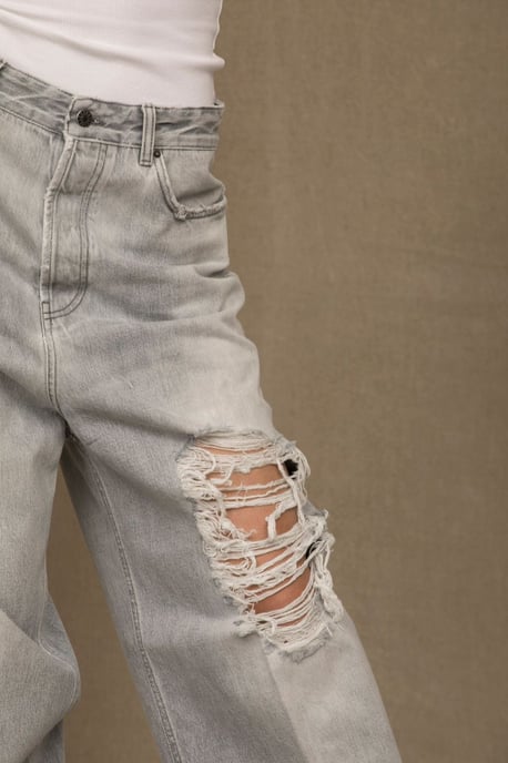 Don The Fuller Graue Baumwolljeans & Hose - Image 3