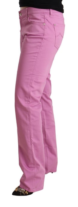 Jacob Cohen Rosa Baumwollniedrigbund-Denim-Tapered-Jeans - Image 2