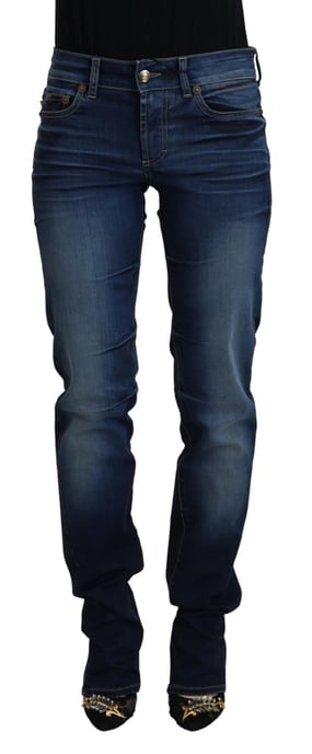 Just Cavalli Blaue Baumwolle Damen Freizeit-Denim-Jeans - Image 1
