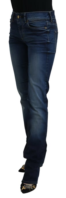 Just Cavalli Blaue Baumwolle Damen Freizeit-Denim-Jeans - Image 2