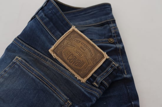 Just Cavalli Blaue Baumwolle Damen Freizeit-Denim-Jeans - Image 5
