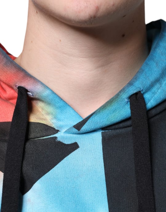 Dolce & Gabbana Mehrfarbiger Batik Kapuzenpullover - Image 5