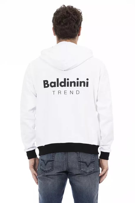 Baldinini Trend Weißer Baumwolle Herrenpullover - Image 3