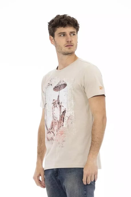 Trussardi Action Beiges Baumwoll-T-Shirt für Männer - Image 2