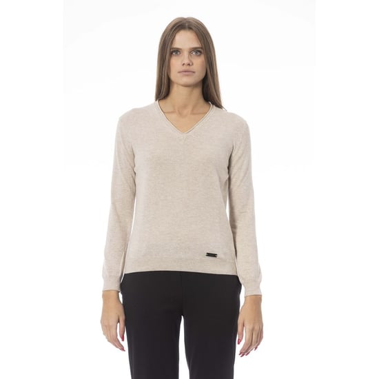 Baldinini Trend Beige Polyamid Damenpullover - Image 1