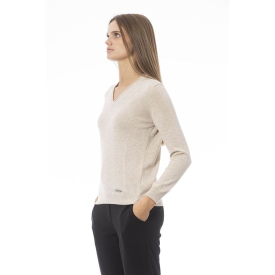 Baldinini Trend Beige Polyamid Damenpullover - Image 2