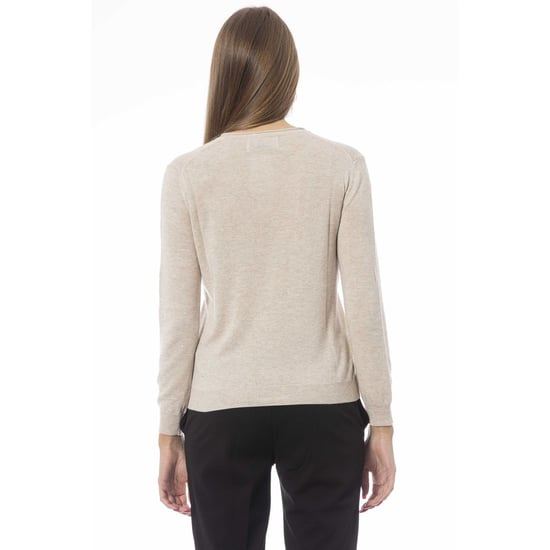 Baldinini Trend Beige Polyamid Damenpullover - Image 3