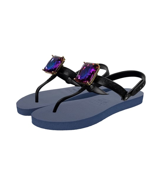 Selena Diamond Blue Flip Flop marineblau - Image 3