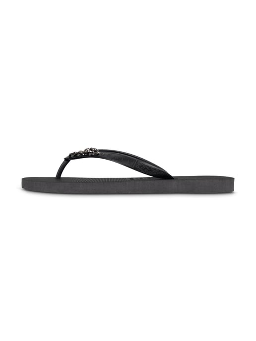 Silberne kleine Flip-Flops, schwarz - Image 2