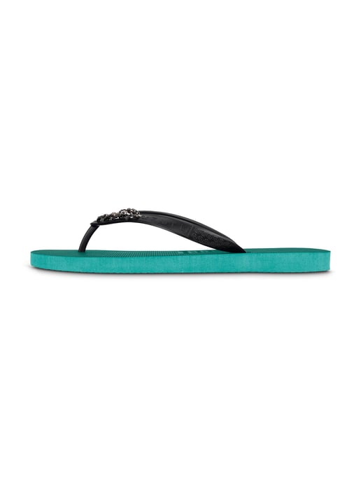 Silberne kleine Flip-Flops, Waldgrün - Image 2