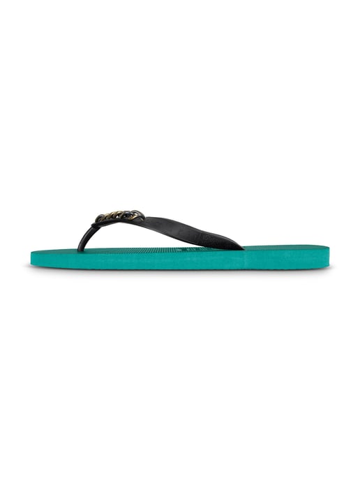 Goldene kleine Flip-Flops, Waldgrün - Image 2