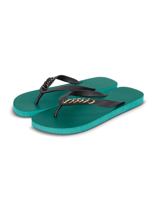 Goldene kleine Flip-Flops, Waldgrün - Image 3