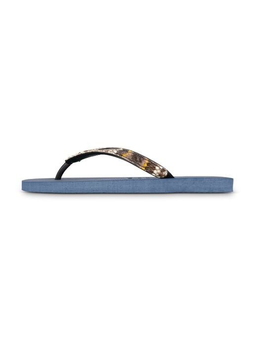 Python-Flip-Flop in Taupe, Marineblau - Image 2