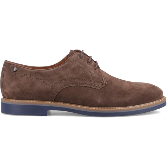 Base London Strand Herren Derby Schuhe Braun - Image 1