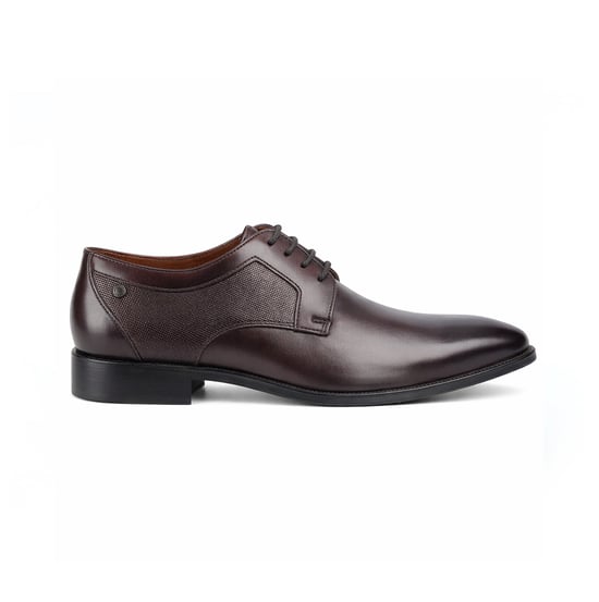Base London Dome Herren Derby Schuhe Braun - Image 1