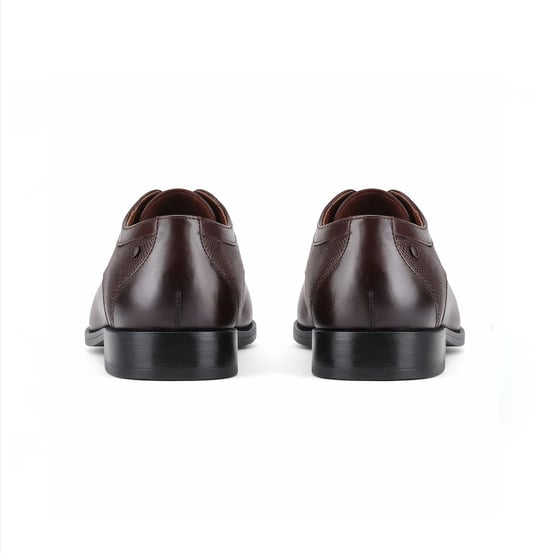 Base London Dome Herren Derby Schuhe Braun - Image 3