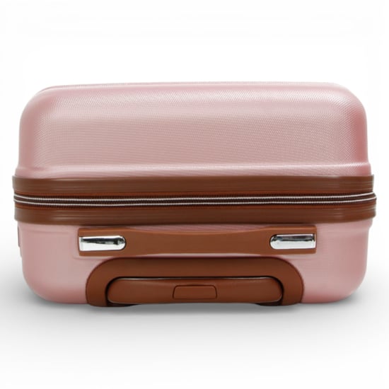 Erziehbarer roségoldener ABS-Koffer mit 8 Rädern, großem Gepäck - Image 4