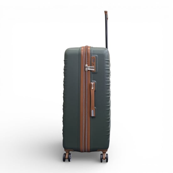 Erweiterbarer grüner Hardshell-ABS-Koffer 8-Rad-Reisegepäck für großes Gepäck - Image 5