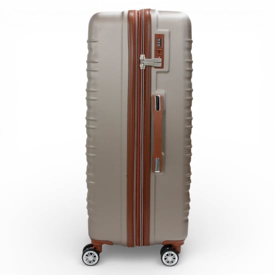 Erweiterbarer Champagner-Hardshell-ABS-Koffer 8-Radsatz Reisegepäck für großes Gepäck - Image 5