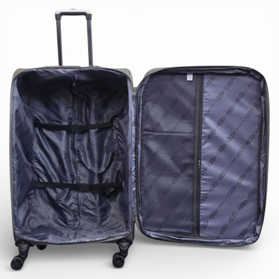 Softshell, leichtes graues Nylon 4-Wheel-Reisekoffer-Set mit 5 Koffern - Image 6
