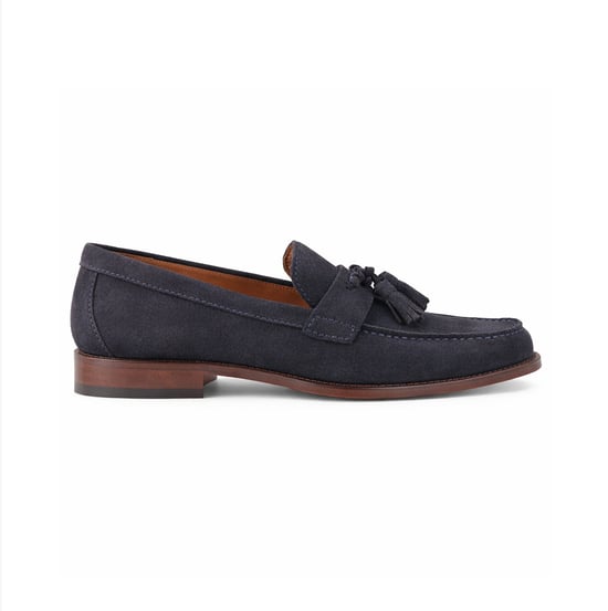 Base London Flint Herren Slipper Schuhe Navy - Image 1