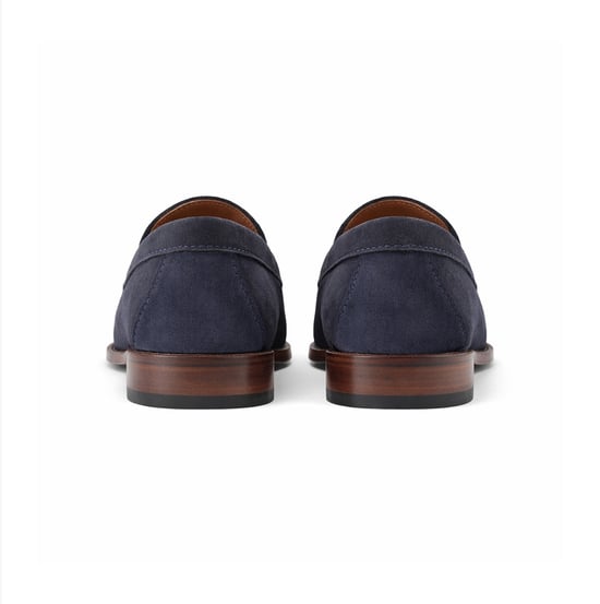 Base London Flint Herren Slipper Schuhe Navy - Image 3