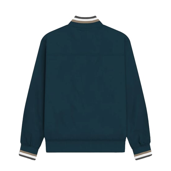 Lambretta - "Monkey" Jacke Mit kontrastfarbenen Streifen für Herren (Dunkel-Marineblau) - Image 2