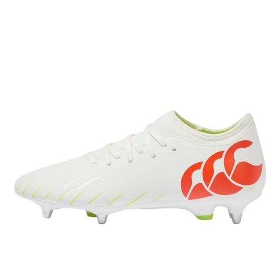 Canterbury - "Speed Falcon Team" Fußballschuhe für weichen Boden für Herren (Weiß/Orange) - Image 2