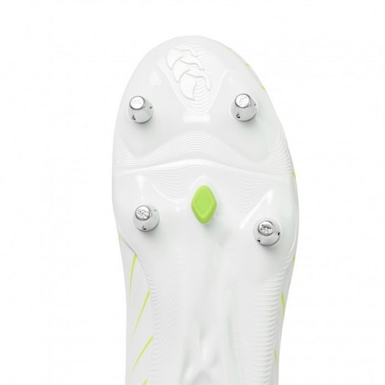 Canterbury - "Speed Falcon Team" Fußballschuhe für weichen Boden für Herren (Weiß/Orange) - Image 3