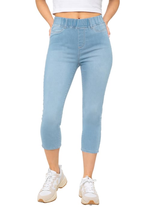 Enzo | Damen Cropped Jeans - Image 2