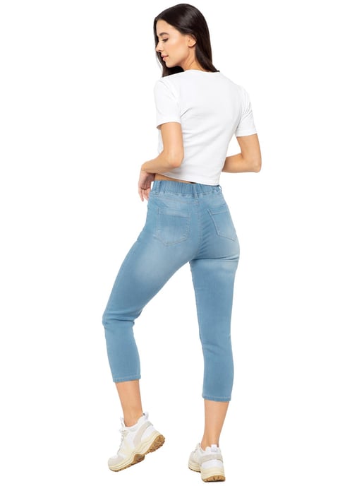 Enzo | Damen Cropped Jeans - Image 3