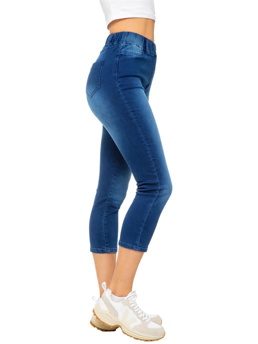Enzo | Damen Cropped Jeans - Image 4