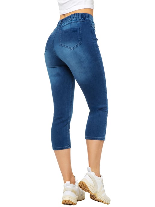 Enzo | Damen Cropped Jeans - Image 5